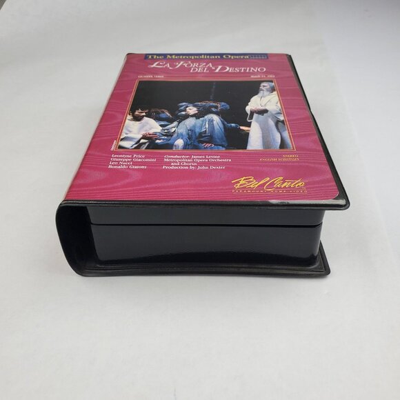 La Forza Del Destino: The Metropololitan Opera VHS 1980 - 2-Tape Set - Picture 3 of 10